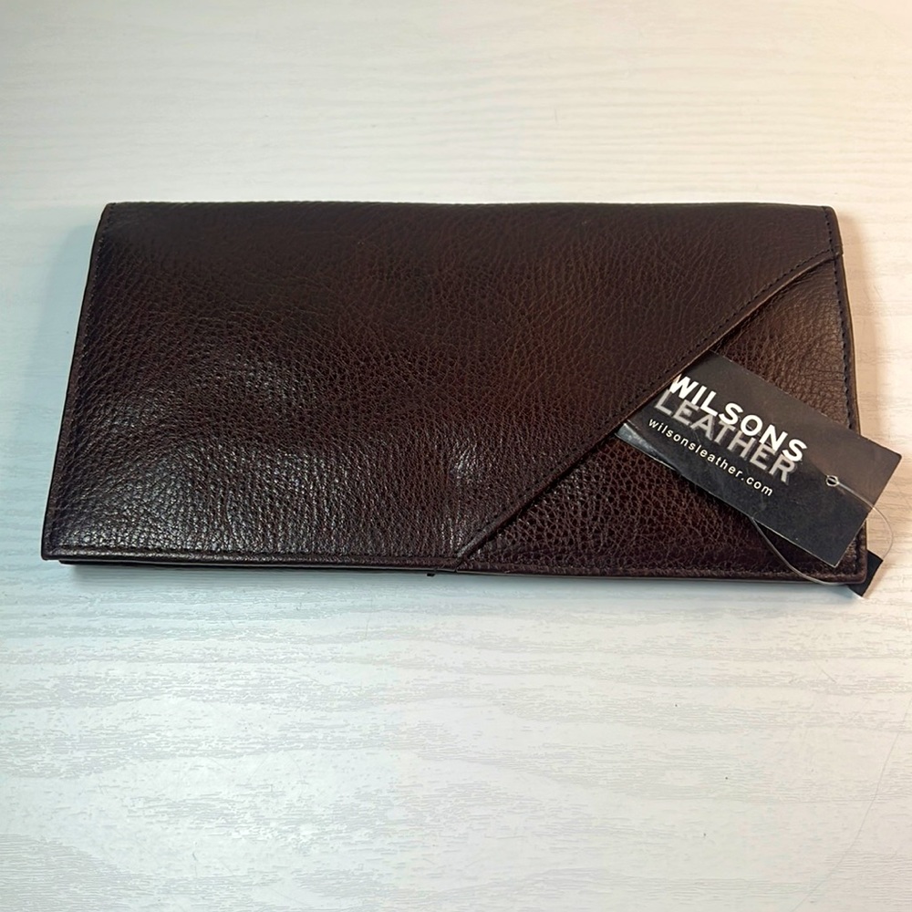 Women’s Wilson Leather wallet brown genuine leather